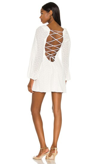 Debbie Mini Dress in White | Revolve Clothing (Global)