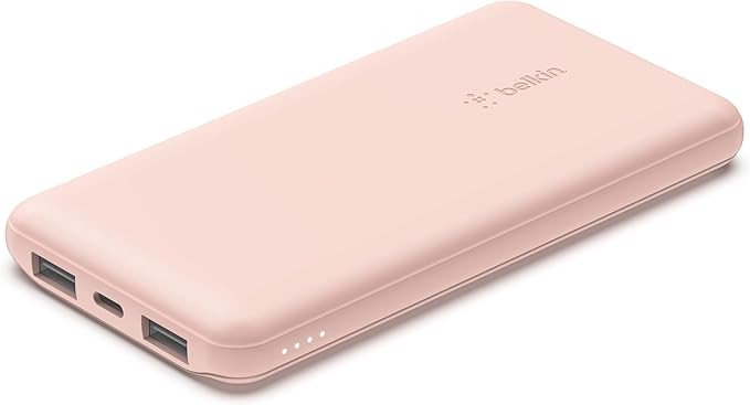 Belkin BoostCharge USB-C Portable Charger 10K Power Bank w/ 1 USB-C Port and 2 USB-A Ports & Incl... | Amazon (US)
