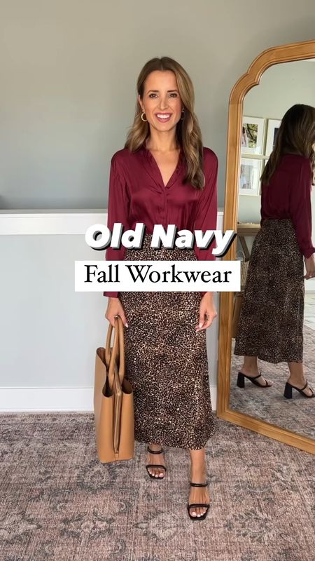 Old navy fall outfits. Old navy work outfits. Old navy teacher outfits. Old Navy workwear. Work pants (XS petite, runs big so size down). Corduroy ankle straight pants (00 regular, runs big so size down). Work tops (XS petite). Leopard skirt (XS petite, runs big so size down). Work shoes (TTS). 

#LTKunder50 #LTKworkwear #LTKshoecrush