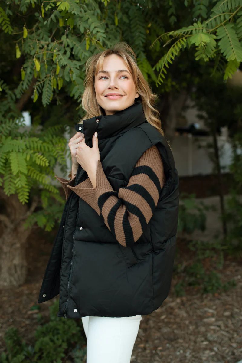Quincy Puffer Vest | Carly Jean Los Angeles