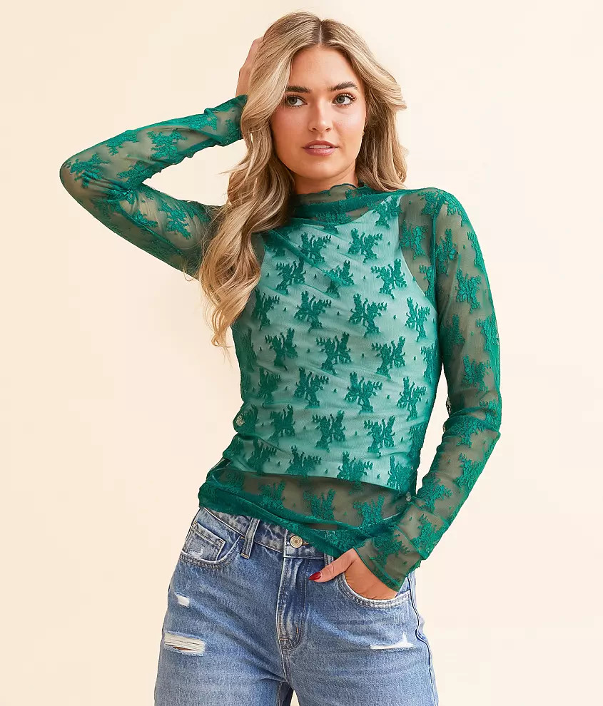 Floral Lace Top | Buckle