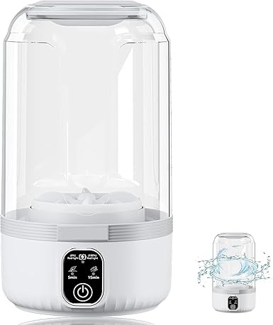 Portable Mini Washing Machine for Underwear, Compact Underwear Washing Machine– 3000mAh Recharg... | Amazon (US)