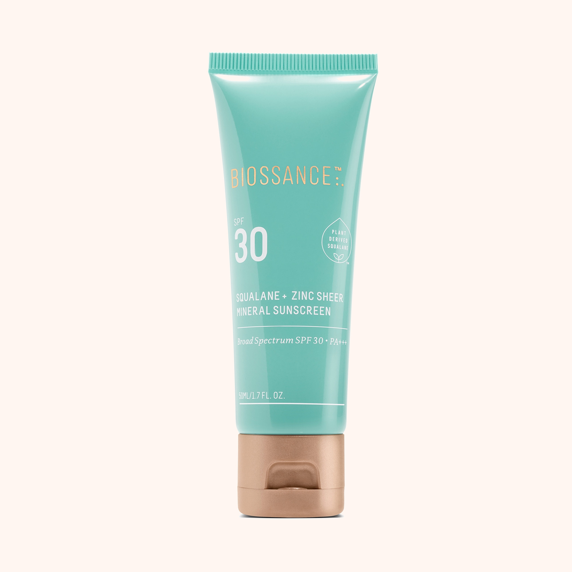 Squalane + Zinc Sheer Mineral Sunscreen | Biossance | Biossance US