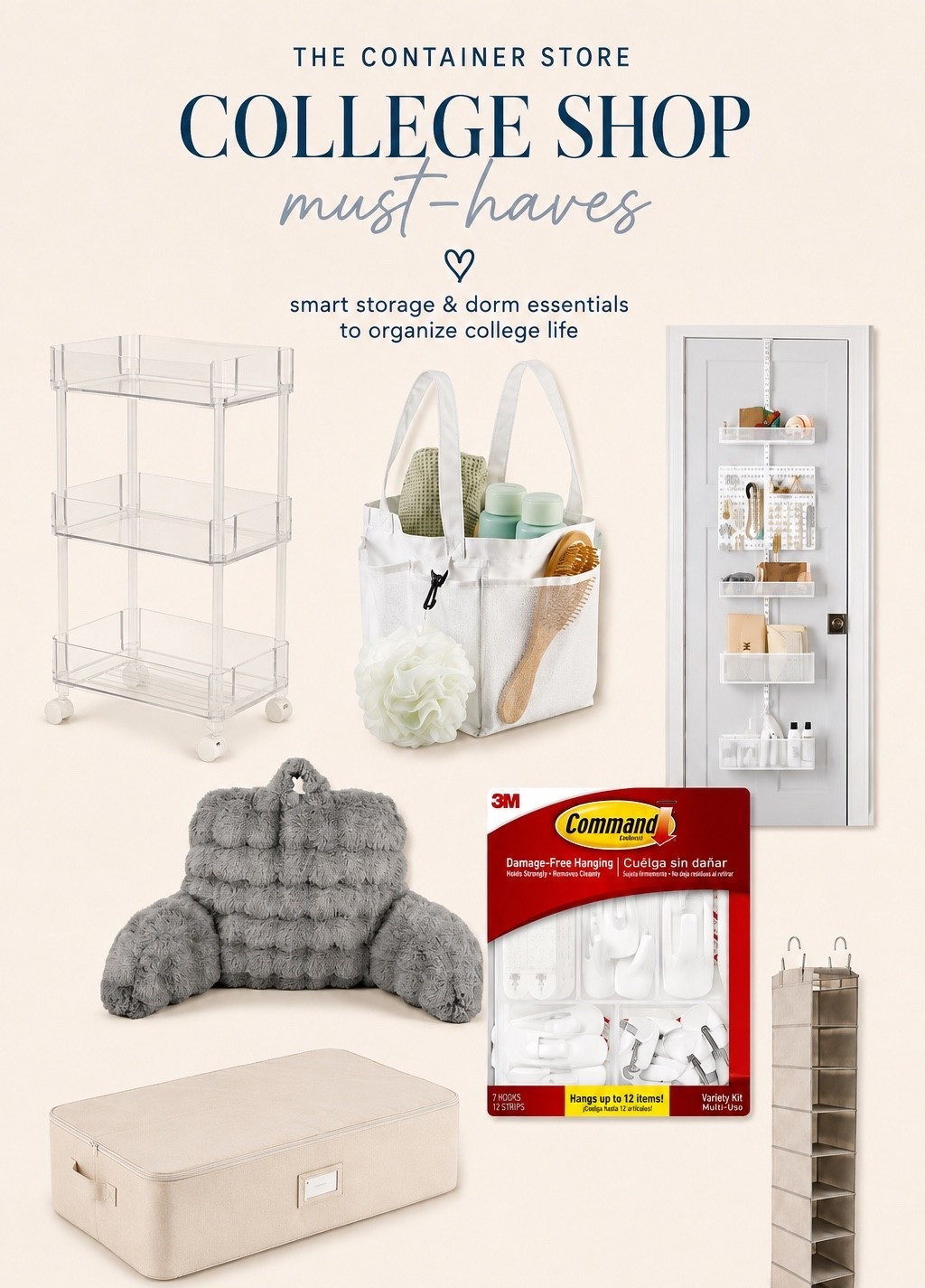 More essentials from the Bed Bath & Beyond college shop with The Container Store! You can never have too many organization items or cozy additions to a college room. 
@thecontainerstore #ad

#LTKdayinmylife #LTKHome #LTKmomlife