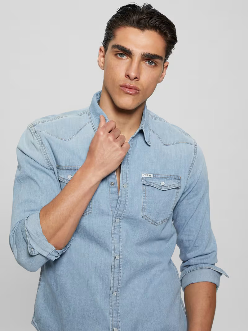 Truckee Western Denim Shirt | Guess US | Guess (US)