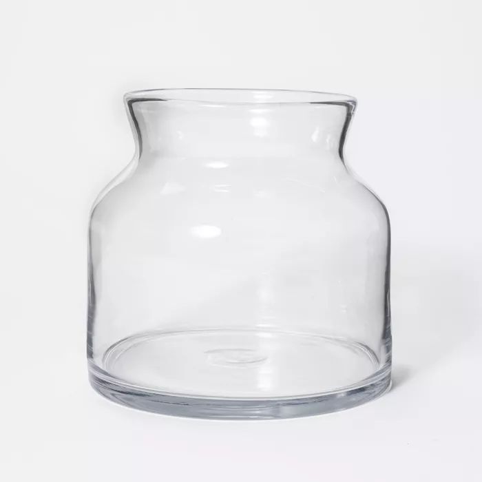 8" x 8" Short Glass Vase - Threshold™ designed with Studio McGee | Target