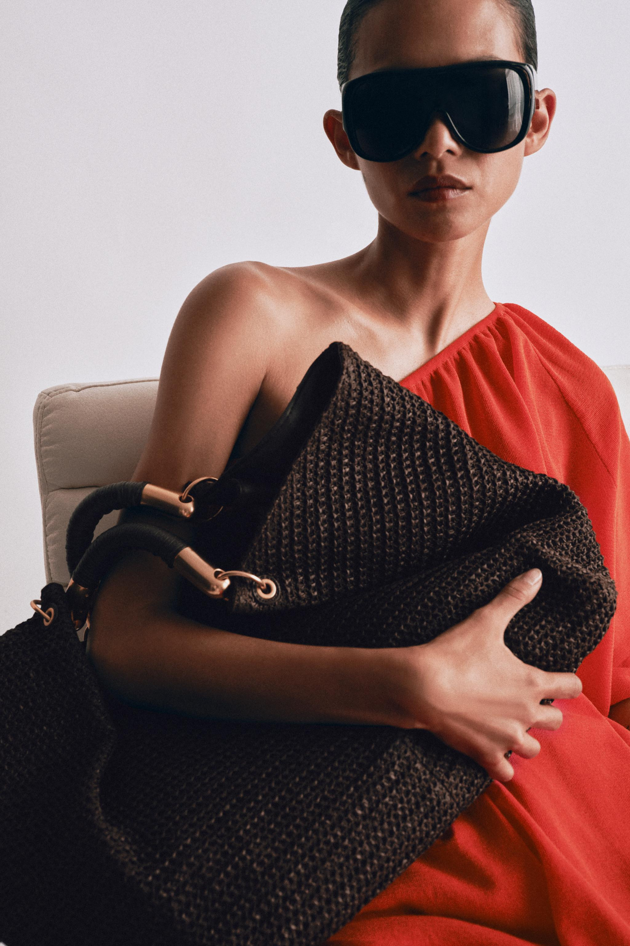 MAXI BRAIDED EFFECT HANDBAG | Zara US
