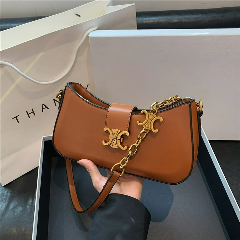 Celine bag women's shoulder bag high-end armpit retro bag crossbody bag small tote bag purse - Wa... | Walmart (US)