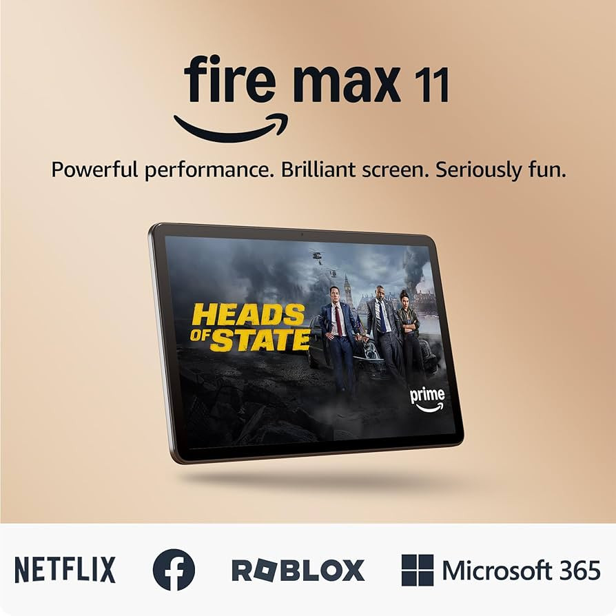Amazon Fire Max 11 tablet (newest gen), our most powerful tablet yet, vivid 11" display, octa-cor... | Amazon (UK)