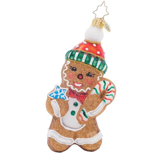 Christopher Radko Hand-Crafted European Glass Christmas Tree Decorative Ornament, Sweet Gingerbread Treat | Amazon (US)
