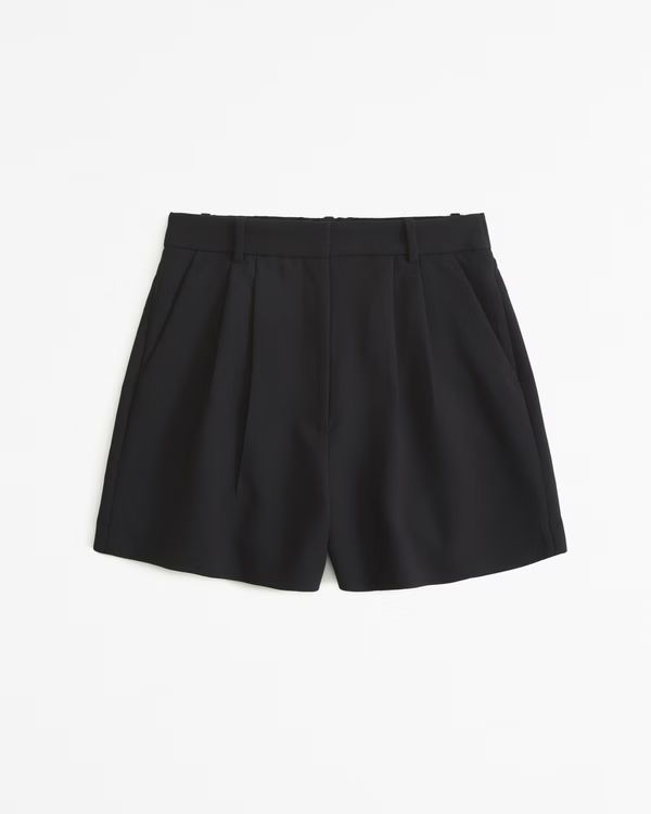 Women's Curve Love A&F Sloane Tailored Short | Women's Clearance | Abercrombie.com | Abercrombie & Fitch (US)