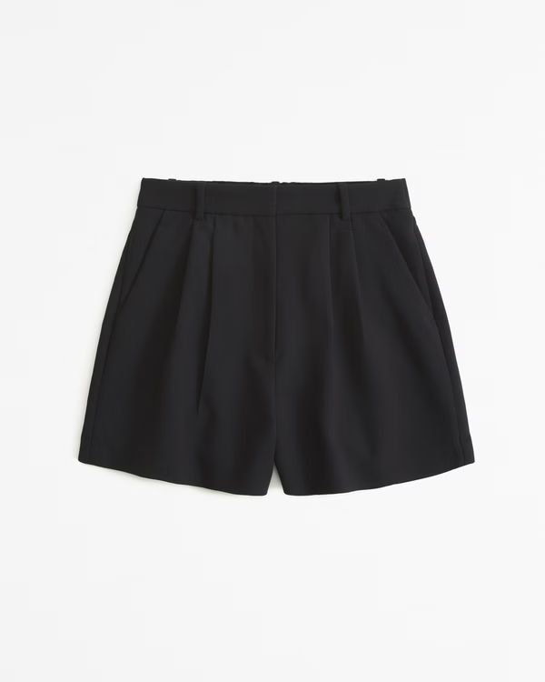 Women's Curve Love A&F Sloane Tailored Short | Women's Bottoms | Abercrombie.com | Abercrombie & Fitch (US)