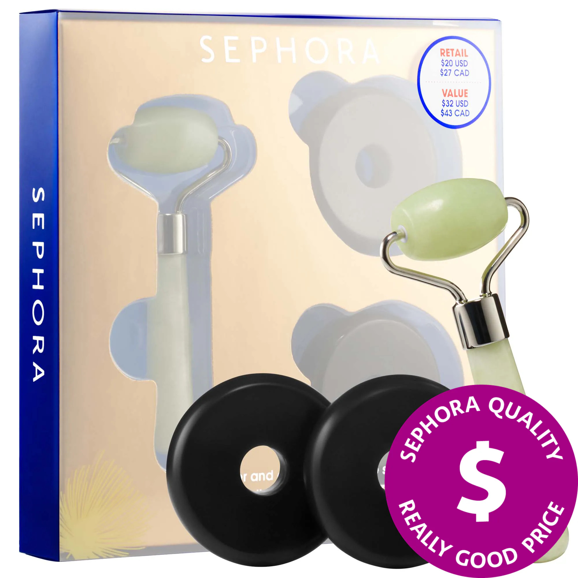 SEPHORA COLLECTION Mini Roller and Cooling Eye Stone Set | Sephora (US)