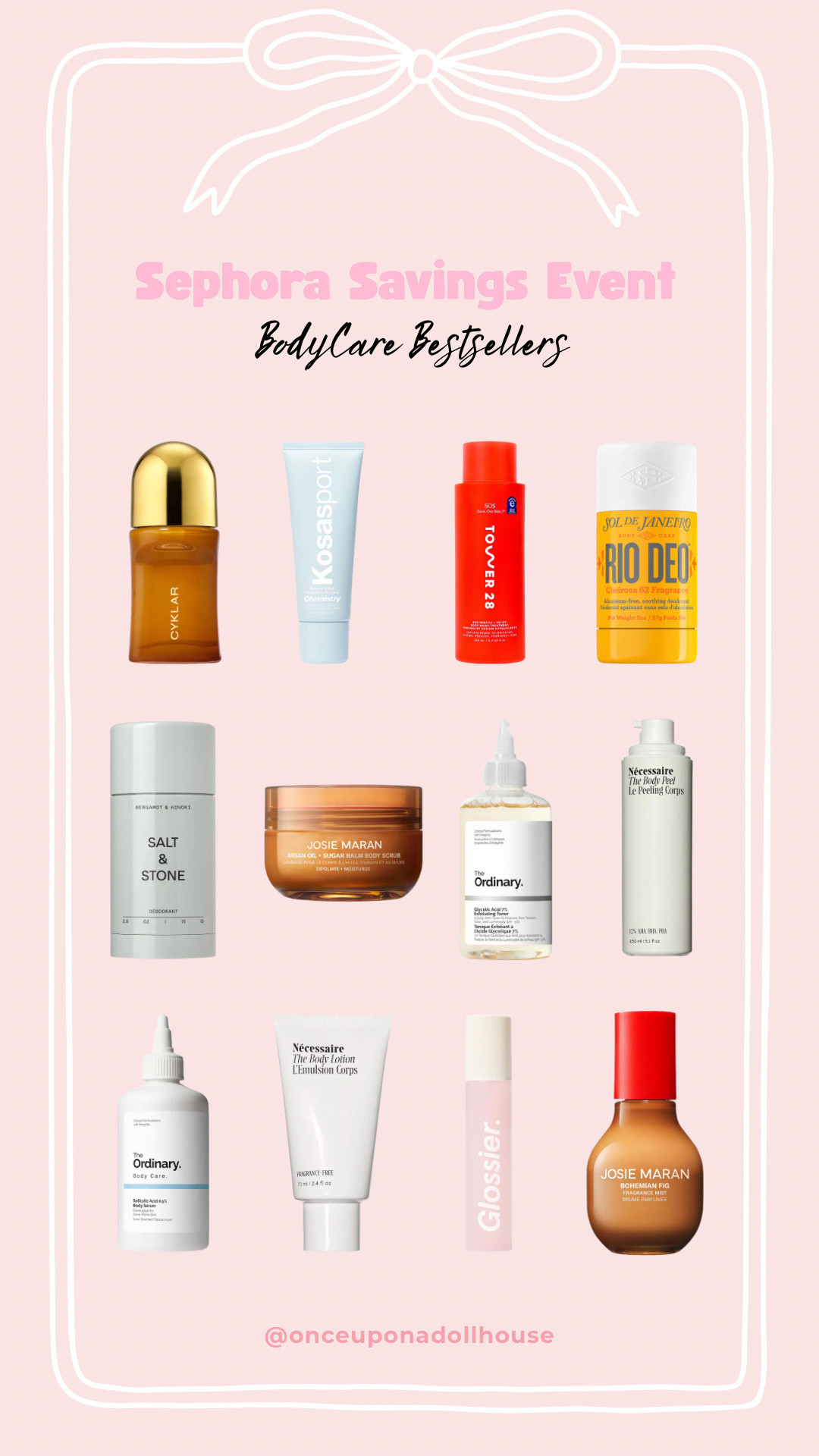 Sephora Savings Event! BodyCare Bestsellers on sale. Use code SPRINGSALE 

Body cream, body moisturizer, body wash, deodorant, body scrub 

#LTKBeauty #LTKSaleAlert #LTKSeasonal