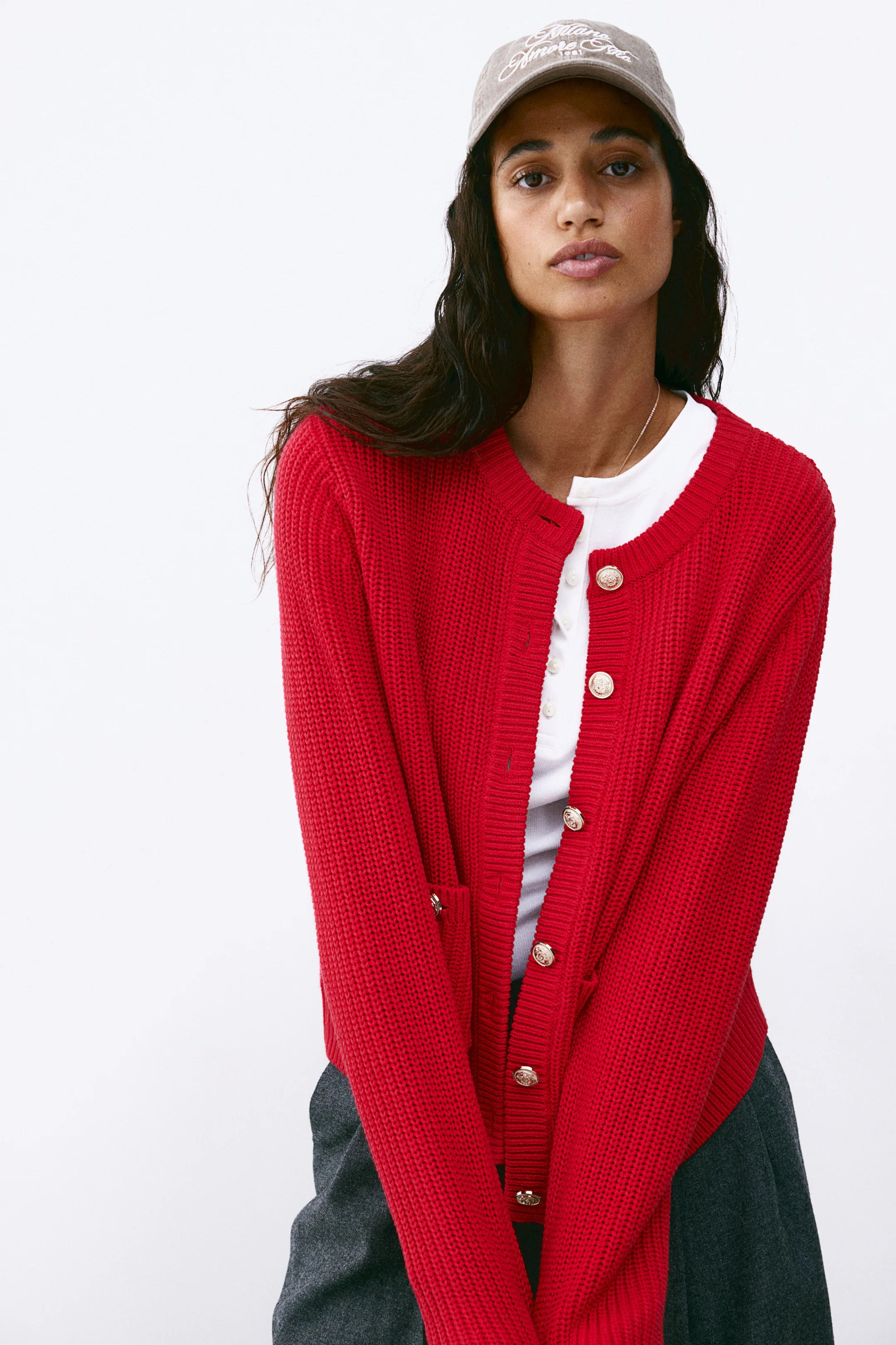 Rib-Knit Cardigan | H&M (US + CA)