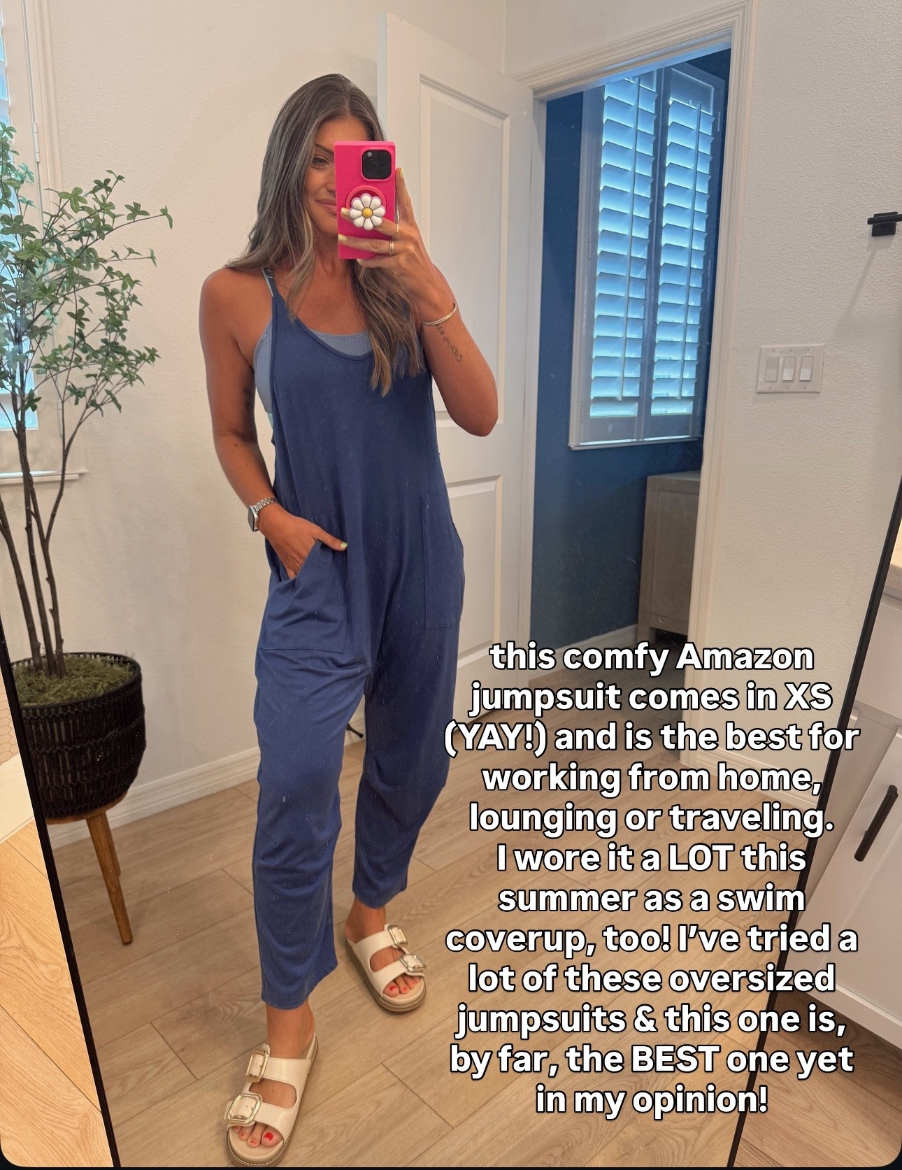 This Amazon jumpsuit is a must. I want more colors!!! I’m wearing XS. I LOVE that it comes in XS!!! This one is so soft. Perfect  comfy fit