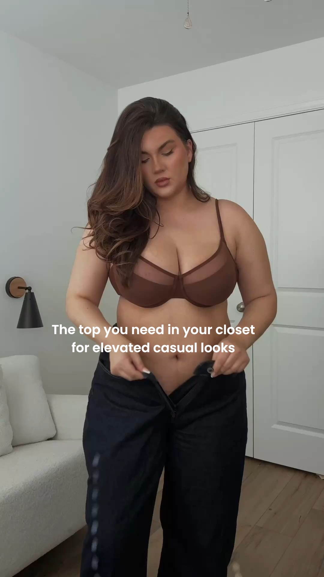 Top: XL
Jeans: 33R

This top + a pair of good jeans is an outfit formula I didn’t know I needed 🙌. This has become the top I grab when I’m in a hurry and still want to look put together. I’ve already worn it to the office and for date night, but now I think I need to grab another color and style it for the holidays 🎄✨ 

If you’re busty like me, I found that wearing a minimizer bra with button up tops like this helps keep the buttons from pulling (tagging the exact one I’m wearing)

#LTKHoliday #LTKFindsUnder50 #LTKWorkwear