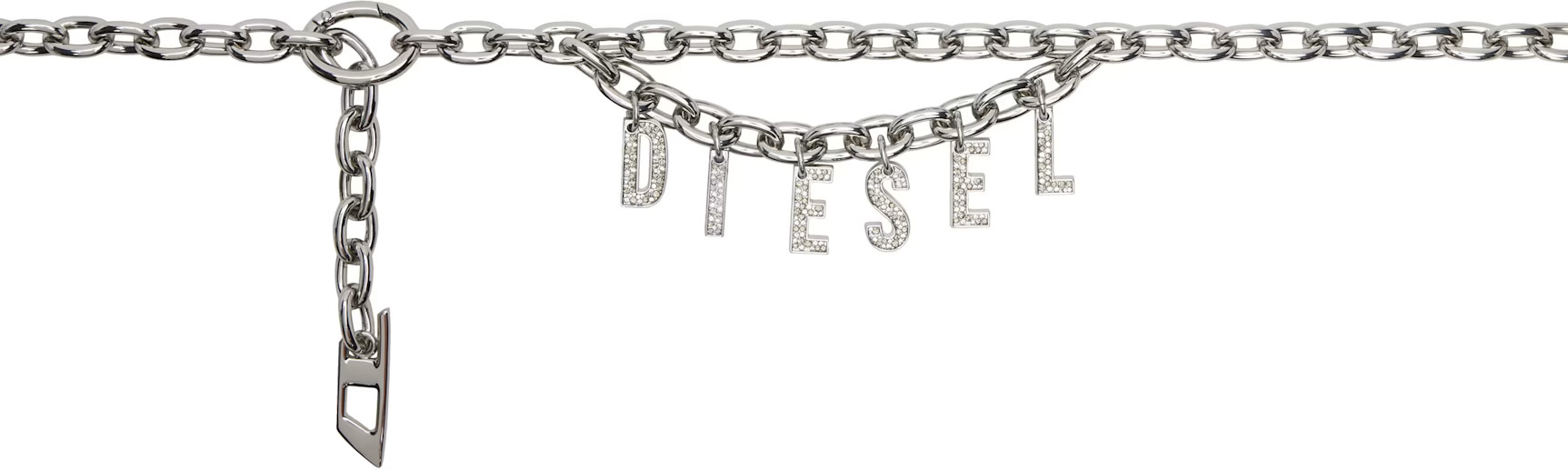 Diesel - Silver B-Charm Chain Belt | SSENSE