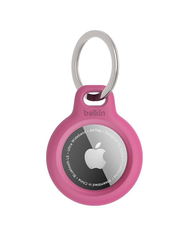 Belkin Apple AirTag Secure Holder with Key Ring - Durable, Scratch-Resistant Case with Open Face ... | Amazon (US)