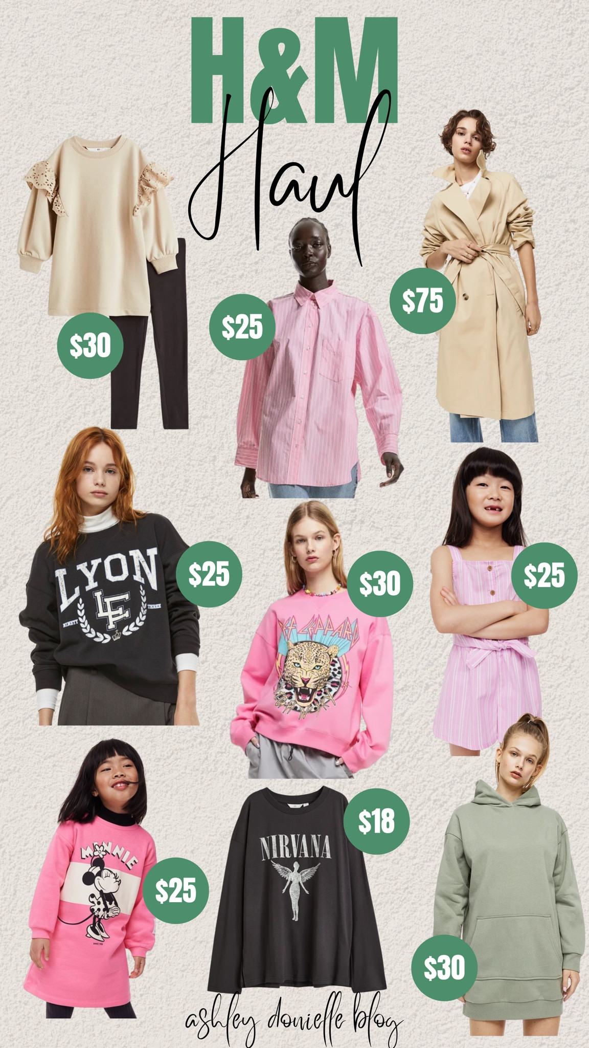 H&M haul!

Sweatshirt, sweater, button down shirt, trenchcoat, sweatshirt dress, girls dress, girls set

#LTKkids #LTKstyletip #LTKfit