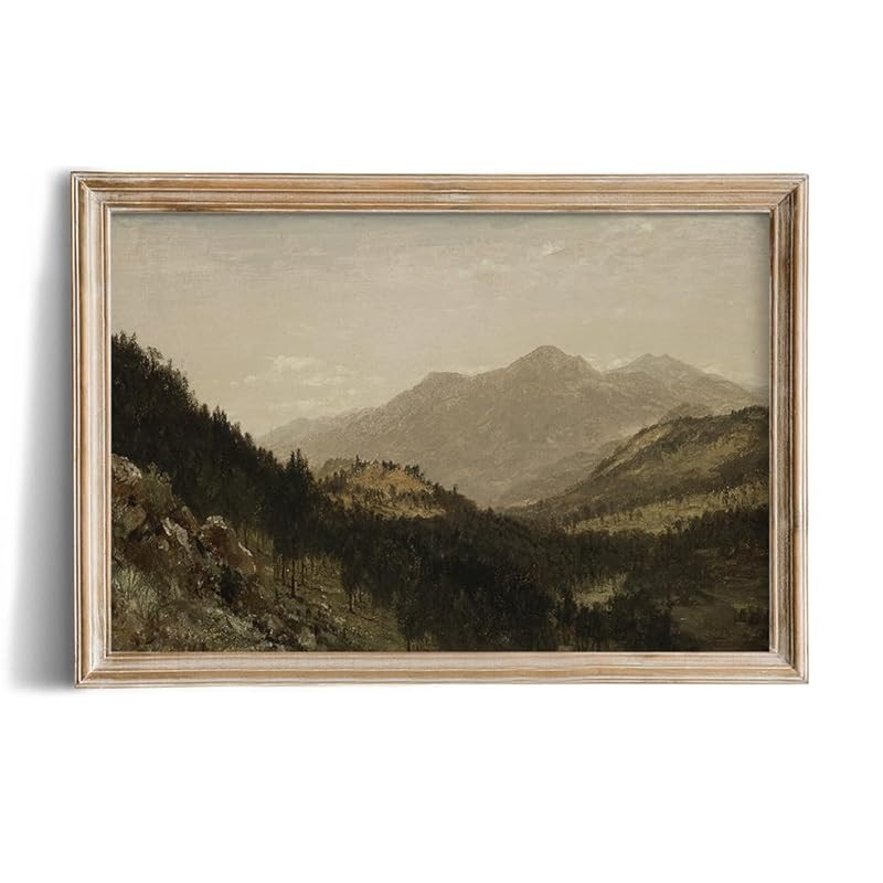 Rustic Farmhouse Wall Art Decor - 24x36 Large Unframed Rolled Canvas - Boho Landscape Picture - F... | Amazon (US)