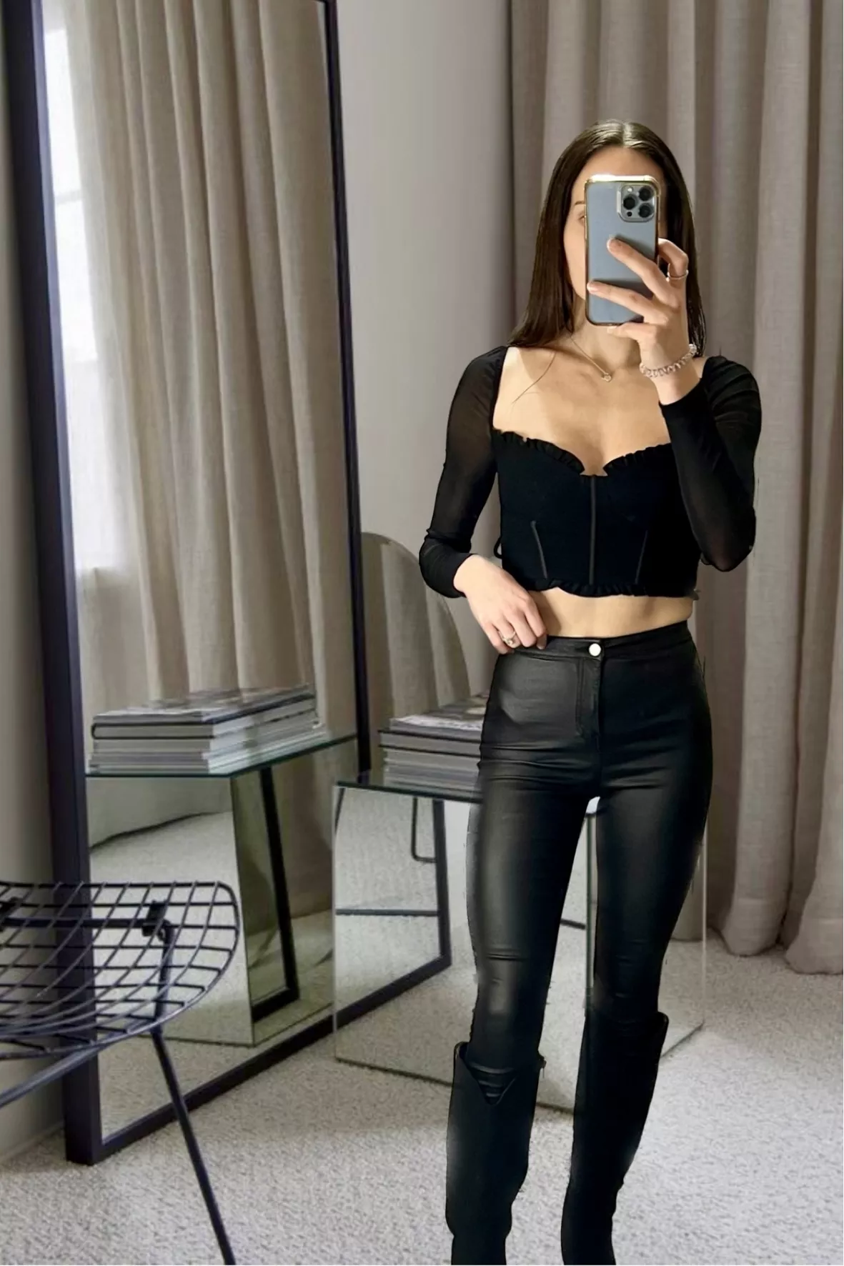 Restocked 🖤 Bratz Bodysuit & That Girl Faux Leather Pants Model