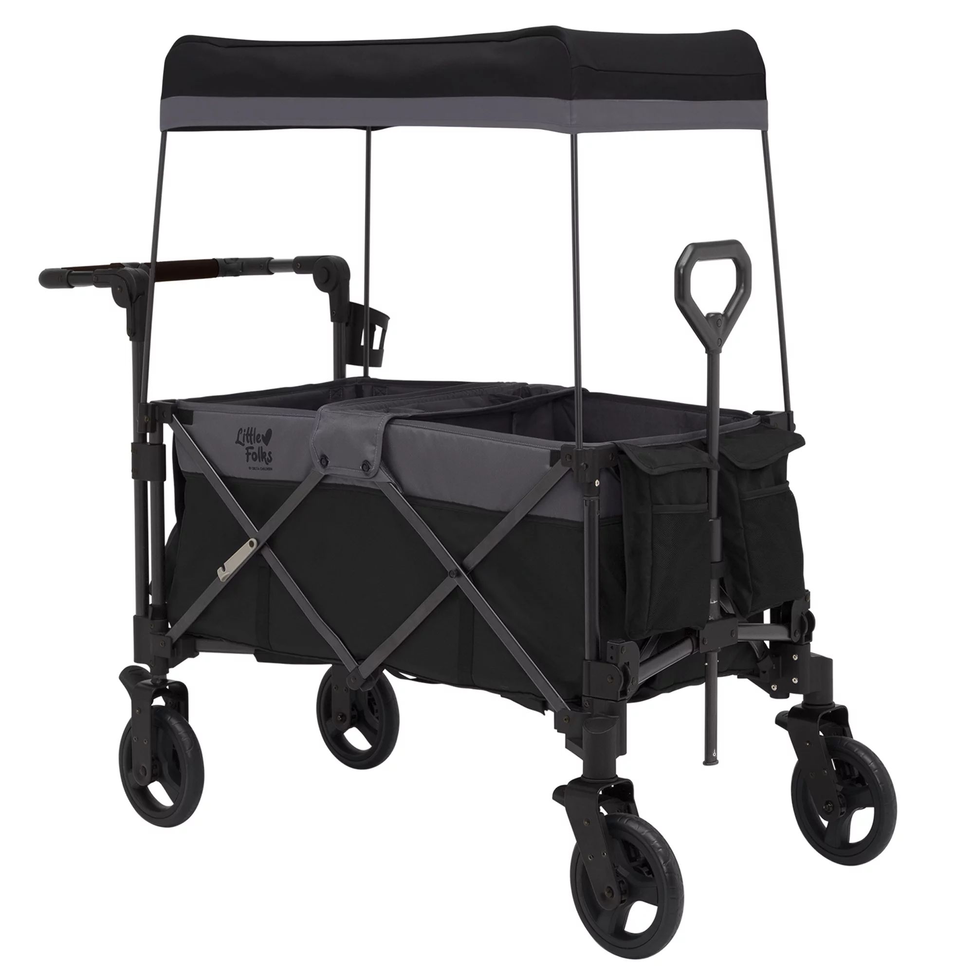 Little Folks by Delta Children City Wagon Cruiser Stroller, Black | Walmart (US)