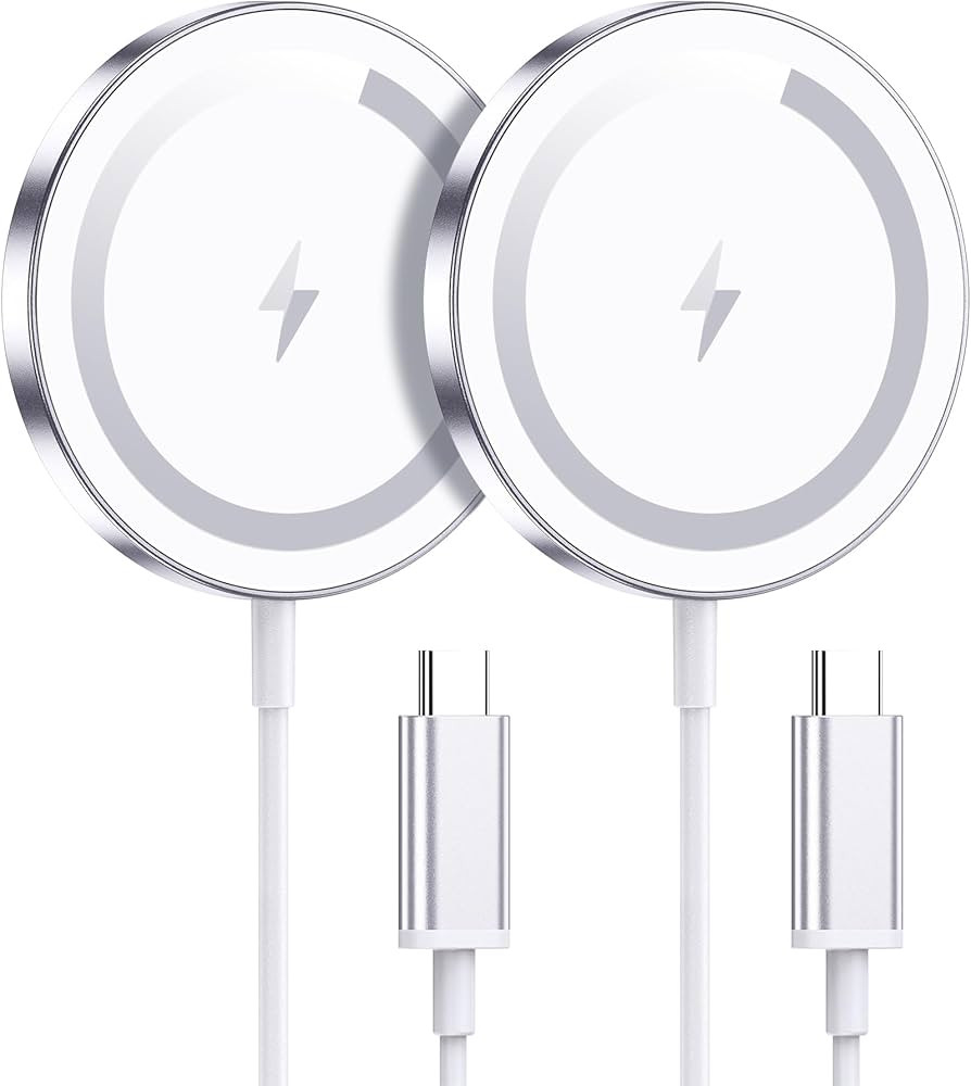 WRVVR for Apple Mag-Safe Charger 2 Pack, Magnetic Wireless Charger for iPhone 17/17 Pro/17 Pro Ma... | Amazon (US)