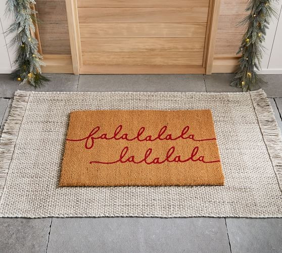 Fa La La Doormat | Pottery Barn | Pottery Barn (US)