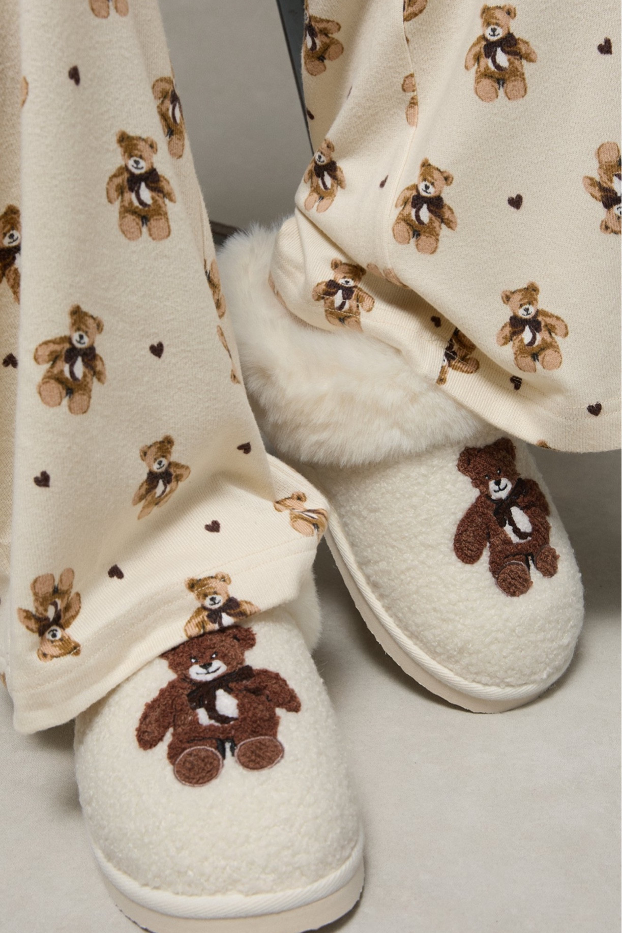 Bear pjs
Bear slippers 
Teddy bear pajamas 
Beary cute

#LTKstyletip #LTKfindsunder50 #LTKfamily