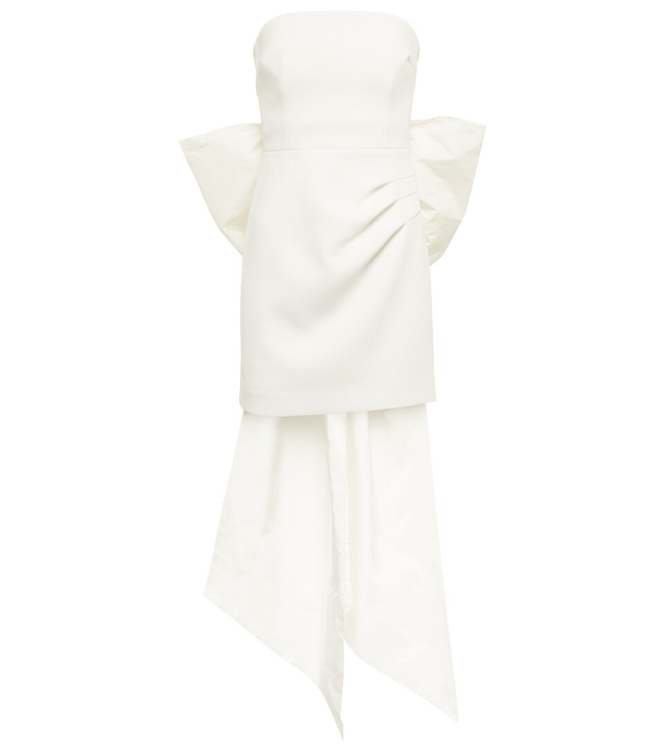 Daphne bow-detail crêpe minidress | Mytheresa (US/CA)