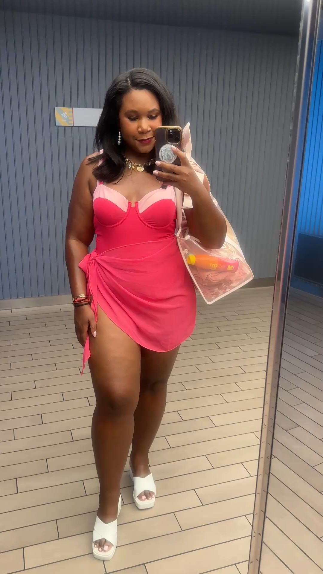 Barbie tummy control one piece bathing suit #barbie #barbiesummer #barbiebathingsuit #pinkbathingsuit #midsize

#LTKMidsize #LTKFindsUnder50 #LTKActive