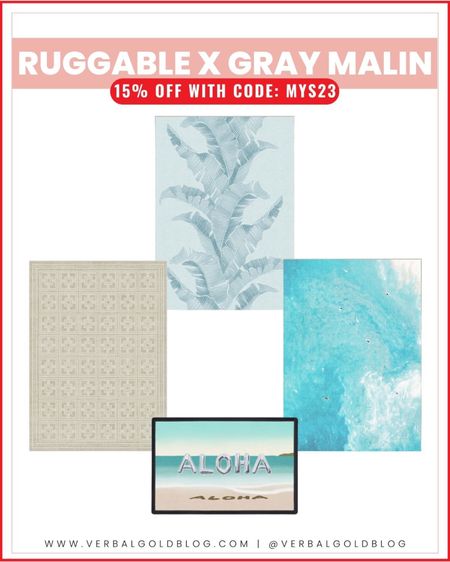 Ruggable X Gray Malin collection - Ruggable sale - washable rugs - outdoor rugs - indoor rugs - bath mats - living room rugs - dining room rugs - summer home decor - beach house - lake house - pool house cabana style - bath rugs - sun room - breakfast nook rug - nursery rugs - college dorm - colorful home decor - neutral home finds - daily deals - huge sale alert 


#LTKstyletip #LTKhome #LTKsalealert