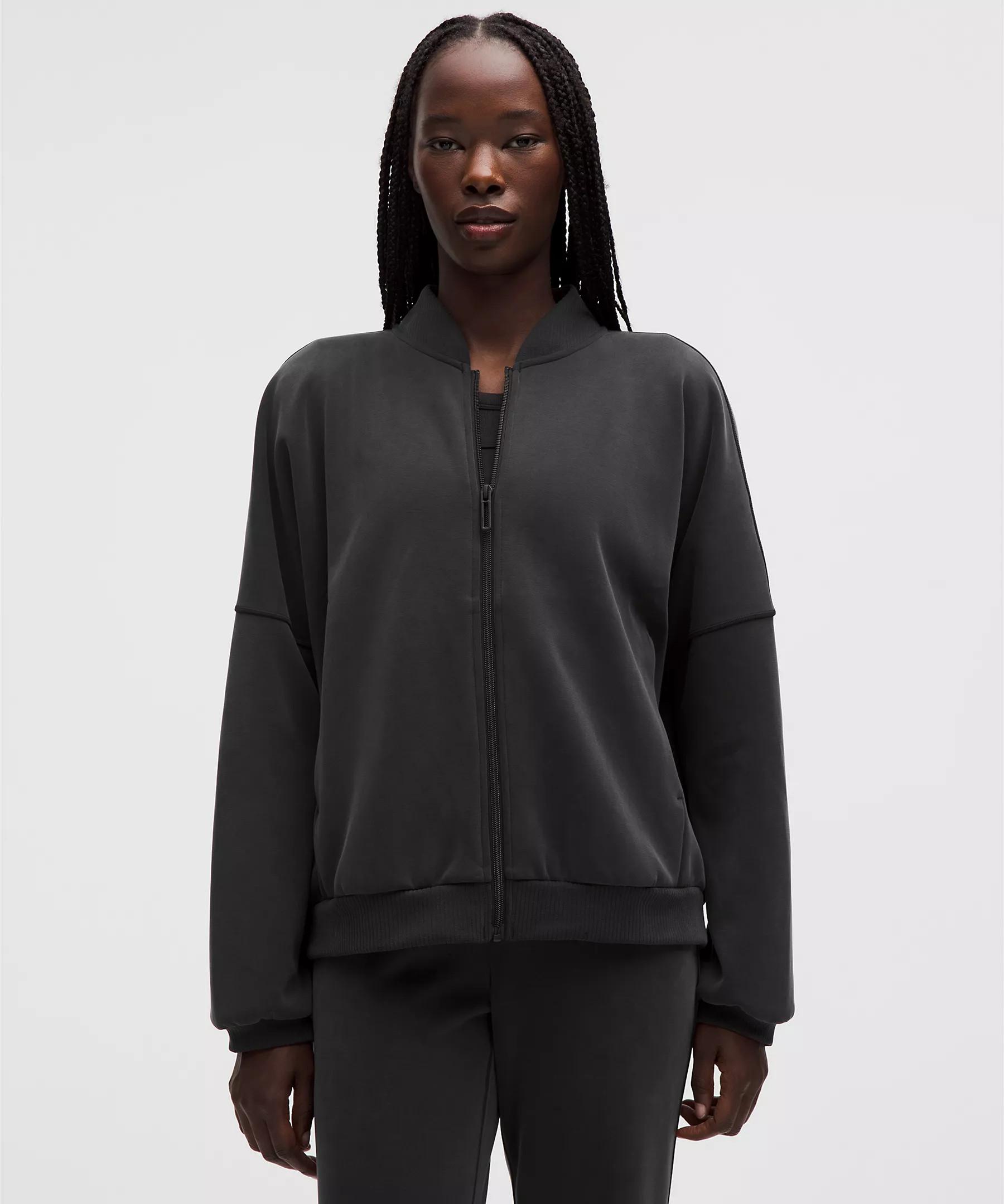Brushed Softstreme Oversized Bomber Jacket | Lululemon (US)