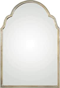 Uttermost Brayden Petit Silver 20 1/4" x 30 1/4" Arch Wall Mirror | Amazon (US)