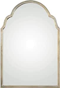 Uttermost Brayden Petit Silver 20 1/4" x 30 1/4" Arch Wall Mirror | Amazon (US)