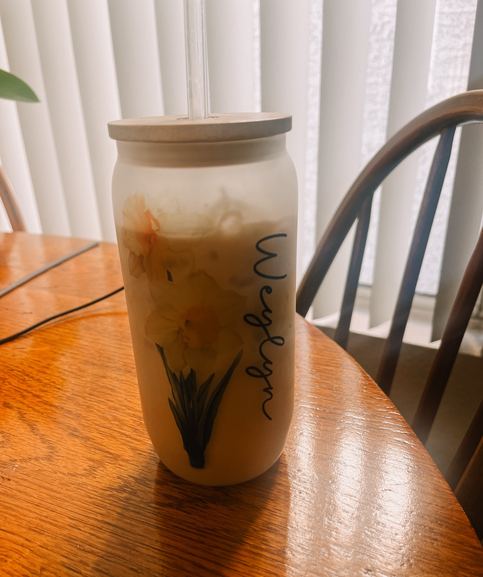 Personalized birth flower and name glass tumbler! 

#LTKHoliday #LTKBaby #LTKGiftGuide