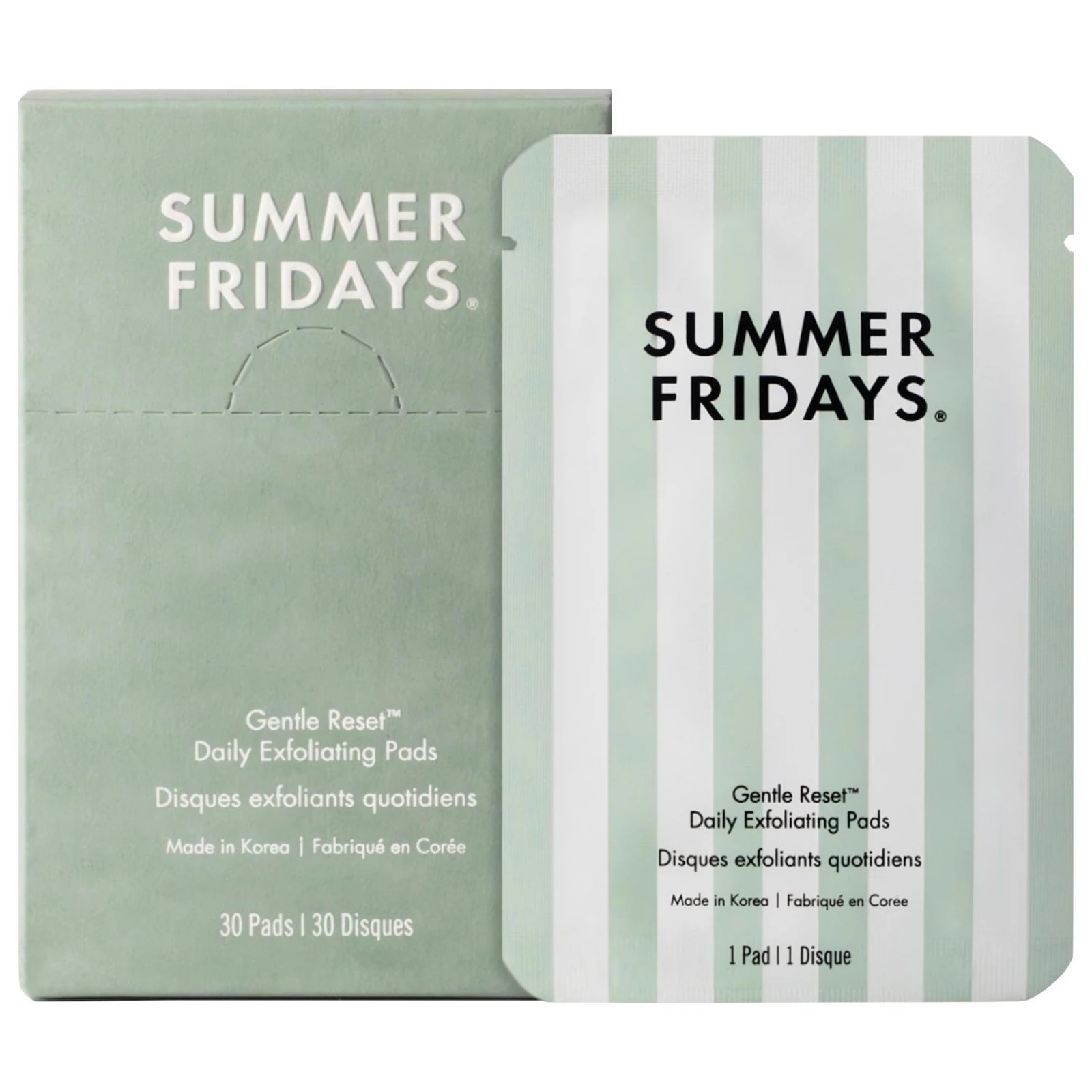 Summer Fridays Gentle Reset Daily Exfoliating Pads to Smooth + Minimize Pores with AHAs, Size: 7.8 FL Oz, None | Kohl's