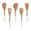 Folkulture Wooden Spoons for Cooking,Kitchen Utensils Set of 5(12") | Smooth Finish, Soft, Comfor... | Amazon (US)