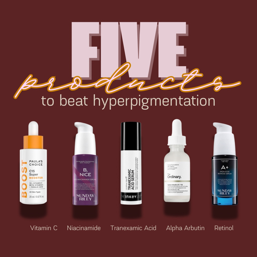When it comes to tackling hyperpigmentation, this powerhouse combo is everything! 

💫 VITAMIN C brightens and boosts collagen, while NIACINAMIDE and TRANEXAMIC ACID work to fade dark spots and even out skin tone. ALPHA ARBUTIN slows down melanin production, and RETINOL speeds up cell turnover, revealing fresh, glowing skin. Together, they’re the ultimate dream team for a clear, radiant complexion!

#LTKBeauty