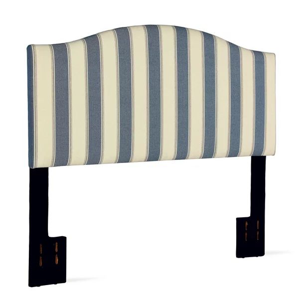 Better Homes and Gardens Grayson Camelback Striped Headboard, Gray - Walmart.com | Walmart (US)