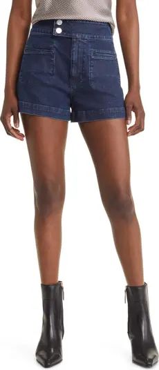 Le Hardy Welt Pocket High Waist Denim Shorts | Nordstrom