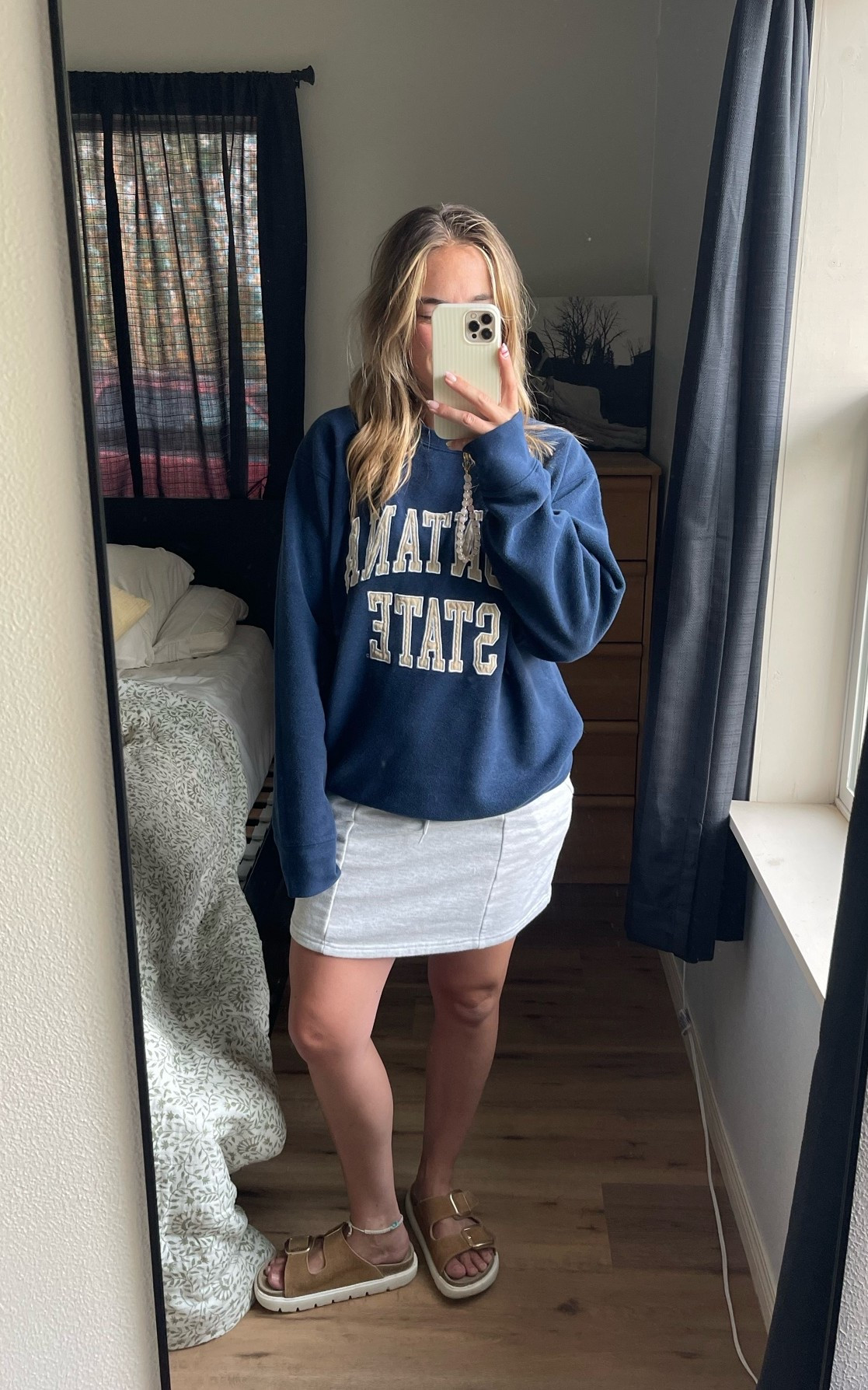 Sporty mom outfit 
Skort outfit 
Casual outfit 
Sporty outfit
Comfy outfit 
Summer to fall transition
Summer to fall transition outfit
Sports mom
Graphic sweatshirt outfit 
Skort outfit

#LTKootd #LTKmomlife