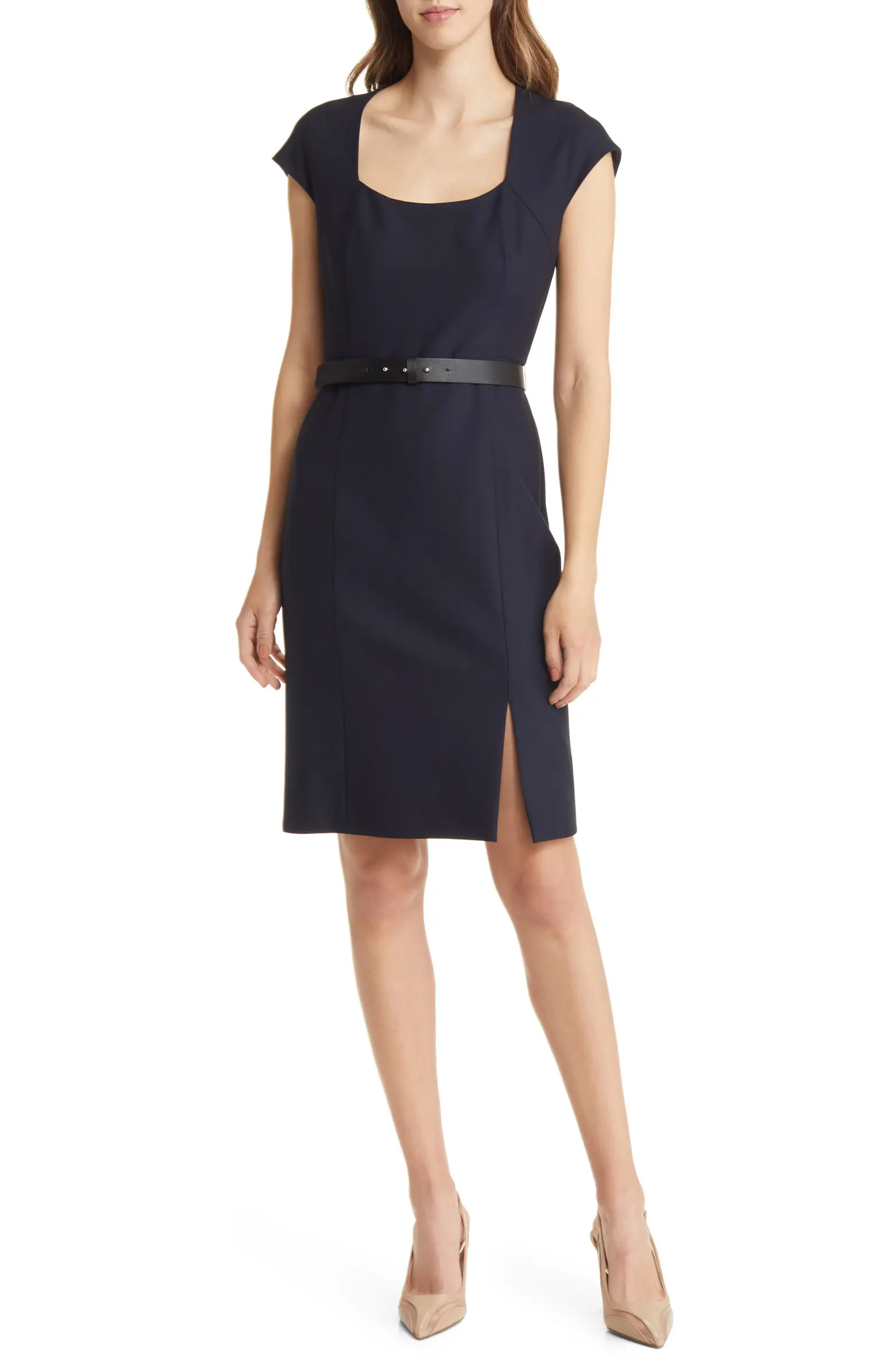 Danorda Belted Sheath Dress | Nordstrom