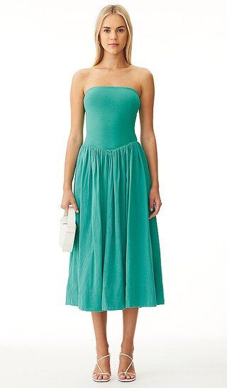 Onda Tube Dress in Green | Revolve Clothing (Global)