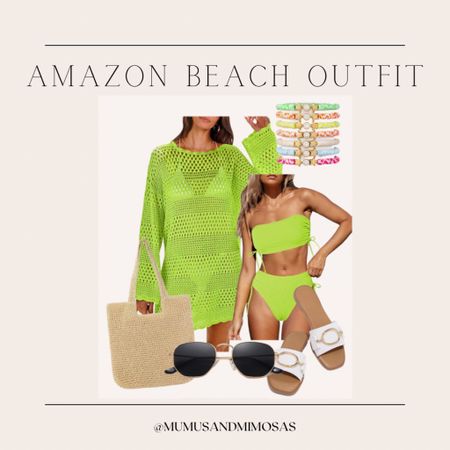 Amazon beach outfit
Swim cover up
Crochet
Woven bag 

#LTKswim #LTKshoecrush #LTKtravel