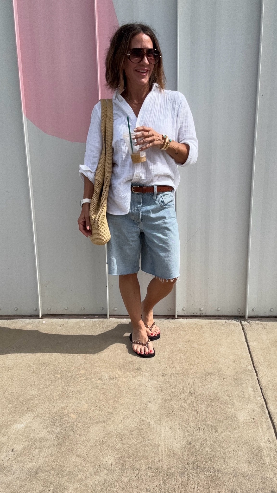 summer outfits over 40
Casual Saturday 
My blouse is on major sale! This is a closet staple for summer/warm weather

#LTKootd #LTKSaleAlert #LTKOver40