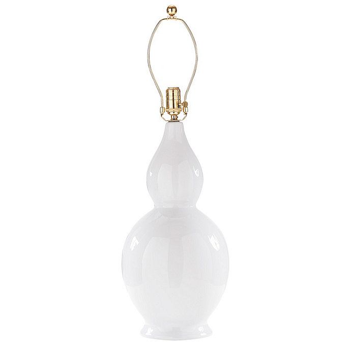 Brynn Double Gourd Lamp & Linen Lampshade | Ballard Designs, Inc.