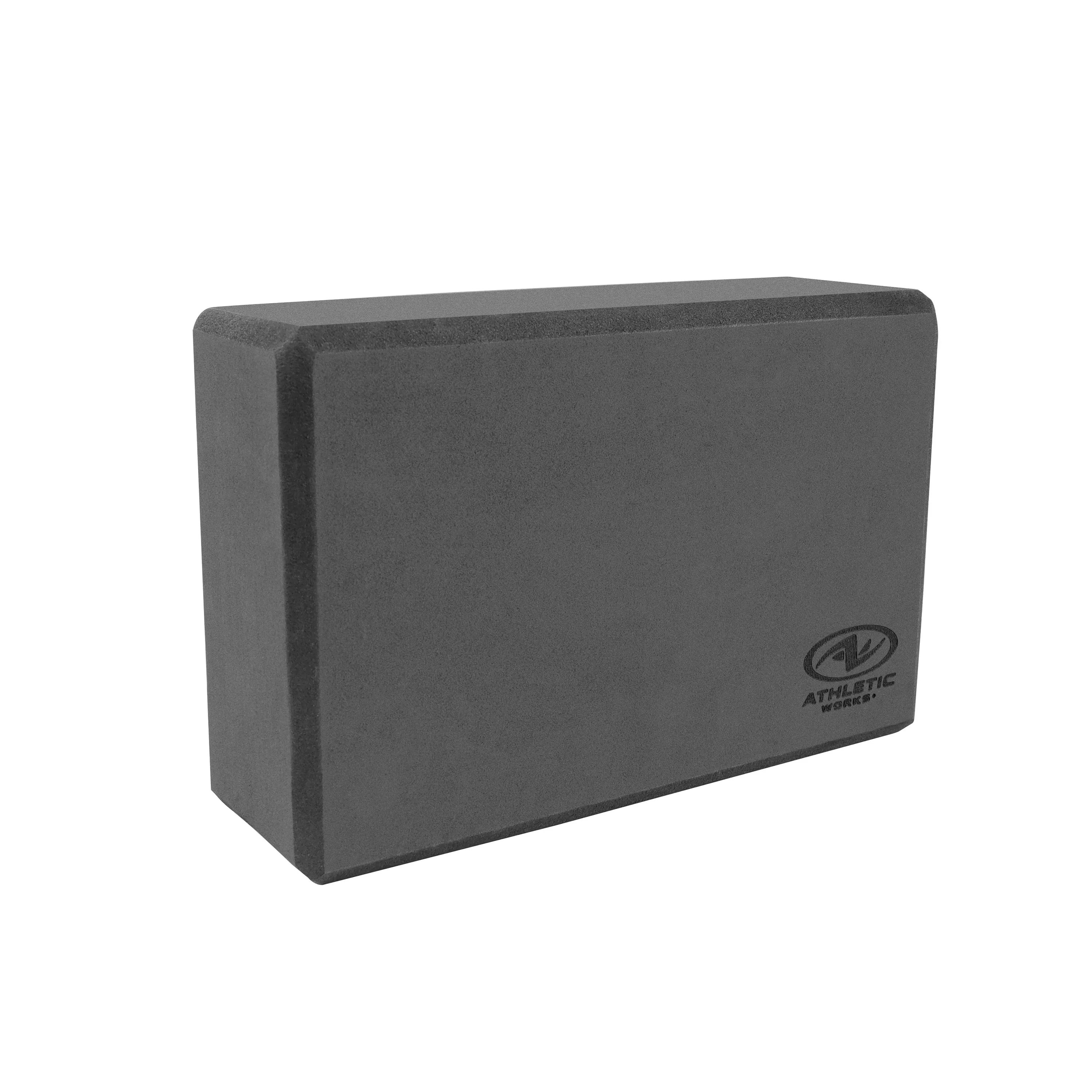 Athletic Works Yoga Block 9inx6inx3in EVA Foam Charcoal Dark Gray Supportive and Lightweight for ... | Walmart (US)