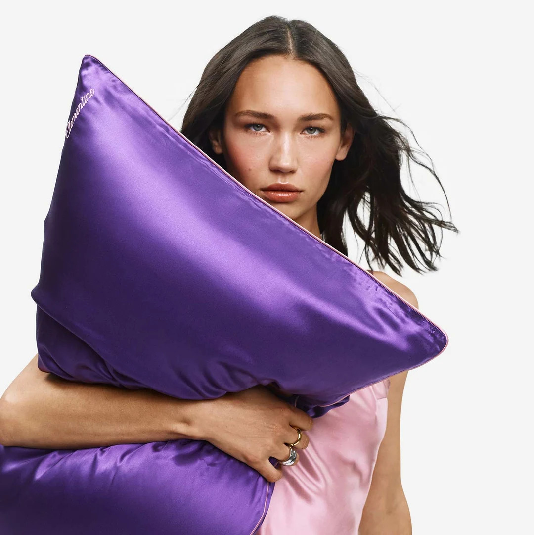 Organic Silk Pillowcase | Clementine Sleepwear